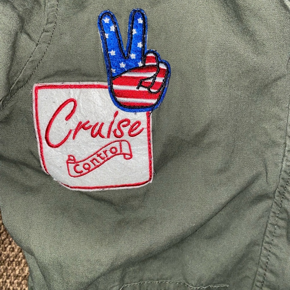 Green utility jacket